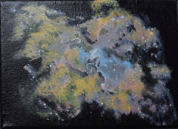 Œuvre contemporaine nommée « Eagle nebula », Réalisée par ABDELGHAFAR