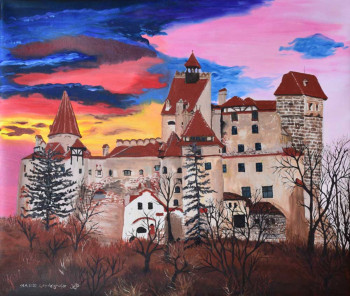 Œuvre contemporaine nommée « Schloss des Grafen Dracula », Réalisée par ABDELGHAFAR