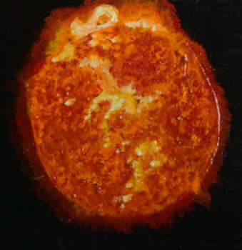 Œuvre contemporaine nommée « Die Sonne », Réalisée par ABDELGHAFAR