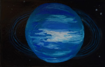 Œuvre contemporaine nommée « Uranus », Réalisée par ABDELGHAFAR
