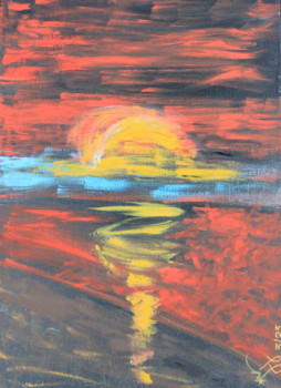 Œuvre contemporaine nommée « Sonnenuntergang », Réalisée par JJNELLY