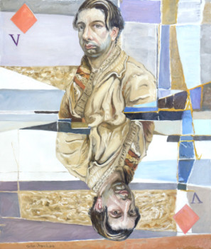 Œuvre contemporaine nommée « Giorgio de Chirico valet de carreau », Réalisée par GILLES CHAMBON