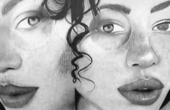 Œuvre contemporaine nommée « Femme aux deux visages », Réalisée par CASSANDRE