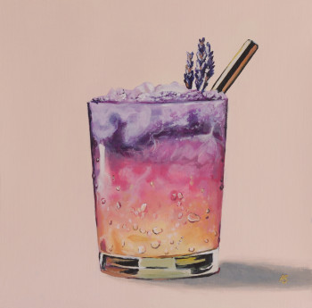 Œuvre contemporaine nommée « Instagrammable, The Cocktail Series, H », Réalisée par ASUPERNOVA STUDIO