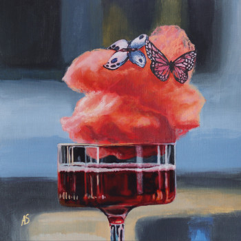 Œuvre contemporaine nommée « Instagrammable, The Cocktail Series, V », Réalisée par ASUPERNOVA STUDIO