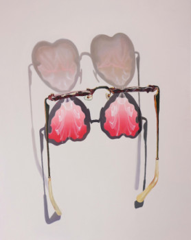 Œuvre contemporaine nommée « Heart Shaped Glasses #4 », Réalisée par ASUPERNOVA STUDIO