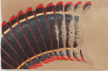 Œuvre contemporaine nommée « Arthropleura », Réalisée par WINFRIED KEMPF