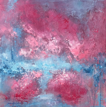 Œuvre contemporaine nommée « Light Rose », Réalisée par SANDRINE BELMONT