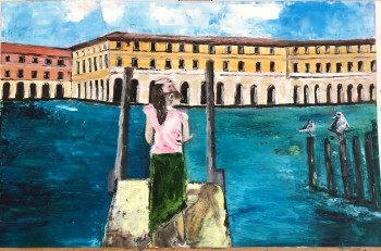 Œuvre contemporaine nommée « Venice », Réalisée par DANA M