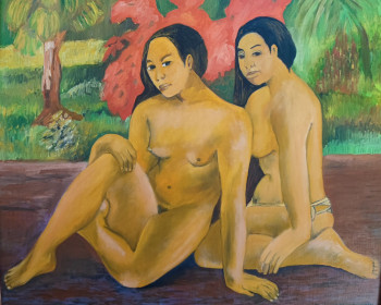 Œuvre contemporaine nommée « " Les femmes de Gauguin " », Réalisée par MARC DANCRE