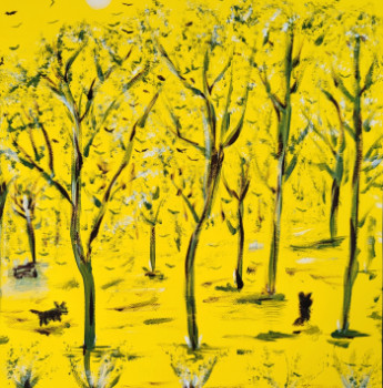 Œuvre contemporaine nommée « Le bois de Vincennes », Réalisée par PEPOS