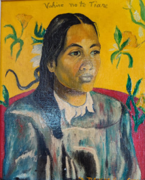 Œuvre contemporaine nommée « "Les femmes de Gauguin, III" », Réalisée par MARC DANCRE