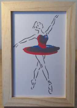 Œuvre contemporaine nommée « Danseuse n°1 », Réalisée par CRéAWILL