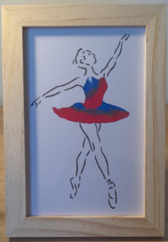 Œuvre contemporaine nommée « Danseuse n°3 », Réalisée par CRéAWILL