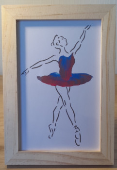 Œuvre contemporaine nommée « Danseuse n°4 », Réalisée par CRéAWILL