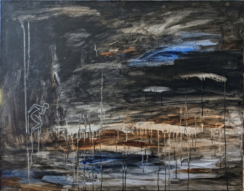 Œuvre contemporaine nommée « Abyss », Réalisée par JULIA LANGER