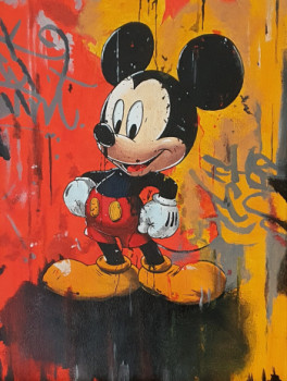 Œuvre contemporaine nommée « mickey », Réalisée par CREATIVELINE