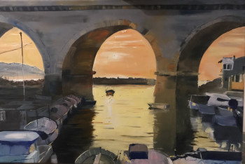 Œuvre contemporaine nommée « Vallon des Auffes », Réalisée par GOUNDA