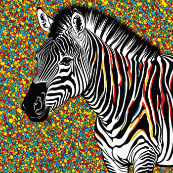 zebre pop art Sur le site d’ARTactif