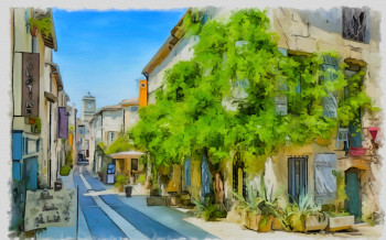 rue principale à st Remy de Provence Sur le site d’ARTactif