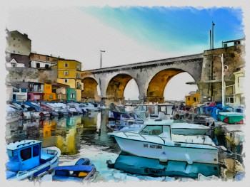 vallon des auffes petit port de Marseille Sur le site d’ARTactif