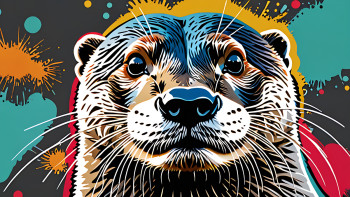 louloutre façon pop art Sur le site d’ARTactif