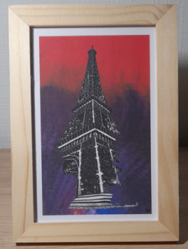 Œuvre contemporaine nommée « Tour Eiffel 1 », Réalisée par CRéAWILL