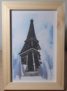 Œuvre contemporaine nommée « Tour Eiffel 2 », Réalisée par CRéAWILL