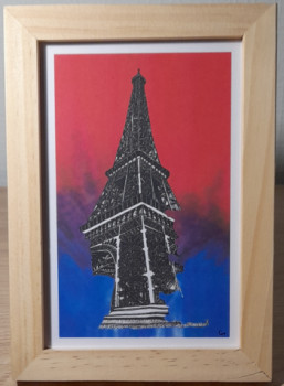 Œuvre contemporaine nommée « Tour Eiffel 3 », Réalisée par CRéAWILL