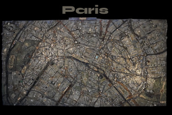 Œuvre contemporaine nommée « Micro Paris », Réalisée par GORY