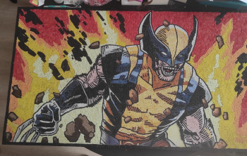 Œuvre contemporaine nommée « WOLVERINE », Réalisée par REMS