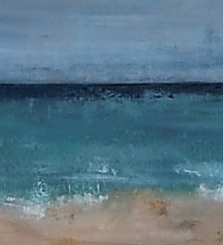 Œuvre contemporaine nommée « Mer d'huile », Réalisée par DOM-L