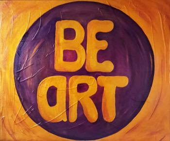 Œuvre contemporaine nommée « BE ART », Réalisée par SARAH