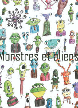 Œuvre contemporaine nommée « Monstres et Aliens », Réalisée par ALIéNOR MATON