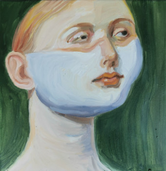 Œuvre contemporaine nommée « Woman‘s head », Réalisée par BACHSTEIN