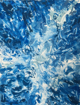 Œuvre contemporaine nommée « Blue », Réalisée par ADA