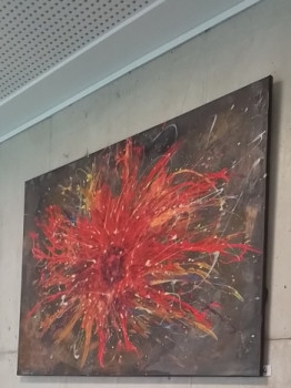 Œuvre contemporaine nommée « Feuerwerk », Réalisée par STEF