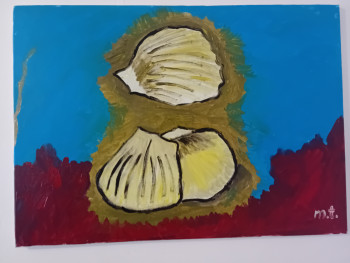 Œuvre contemporaine nommée « Coquilles », Réalisée par MARTIN