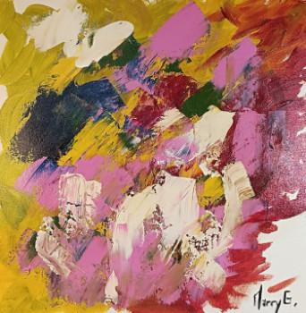 Œuvre contemporaine nommée « RAINBOW/Peinture Emotionnelle Edith Mary G. », Réalisée par EDITH MARY G.