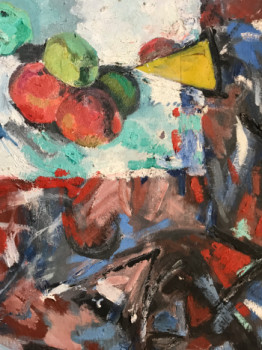 Œuvre contemporaine nommée « Les pommes de Cezanne », Réalisée par LABOR