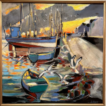 Œuvre contemporaine nommée « Port breton », Réalisée par CHRIST MAD