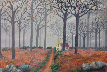 Œuvre contemporaine nommée « Otoño », Réalisée par ANA V.B.