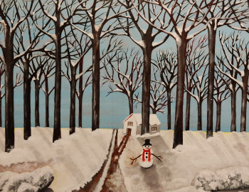 Œuvre contemporaine nommée « Invierno », Réalisée par ANA V.B.