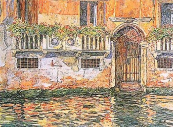 Œuvre contemporaine nommée « Lumière du matin, Venise », Réalisée par DANIèLE RUELLE