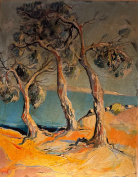 Œuvre contemporaine nommée « 3 arbres », Réalisée par CHRIST MAD