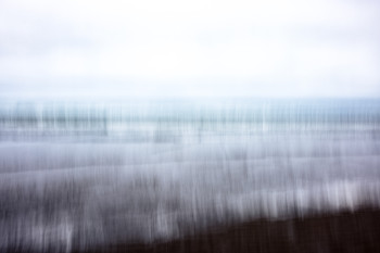 Œuvre contemporaine nommée « Blurry sea I », Réalisée par CARMEN LAZARESCU