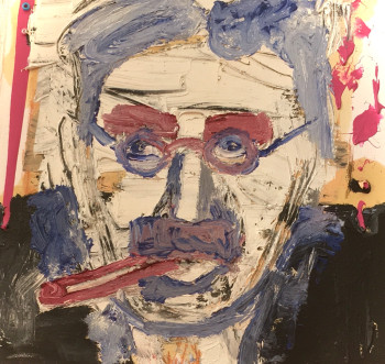 Œuvre contemporaine nommée « GROUCHO MARX », Réalisée par CHRISTOPHE LE BIHAN