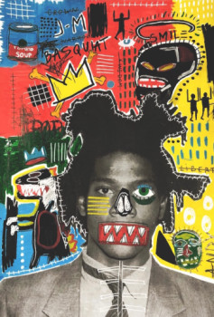 Œuvre contemporaine nommée « Basquiat », Réalisée par MAADY