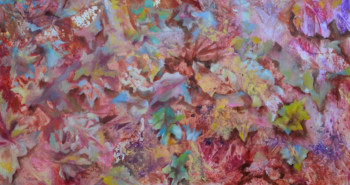 Œuvre contemporaine nommée « Les feuilles d'automne », Réalisée par ZAIBI