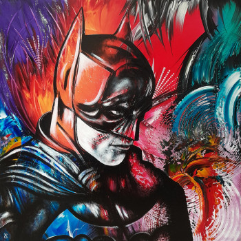 Œuvre contemporaine nommée « Loving Batman », Réalisée par ESTELLE BARBET